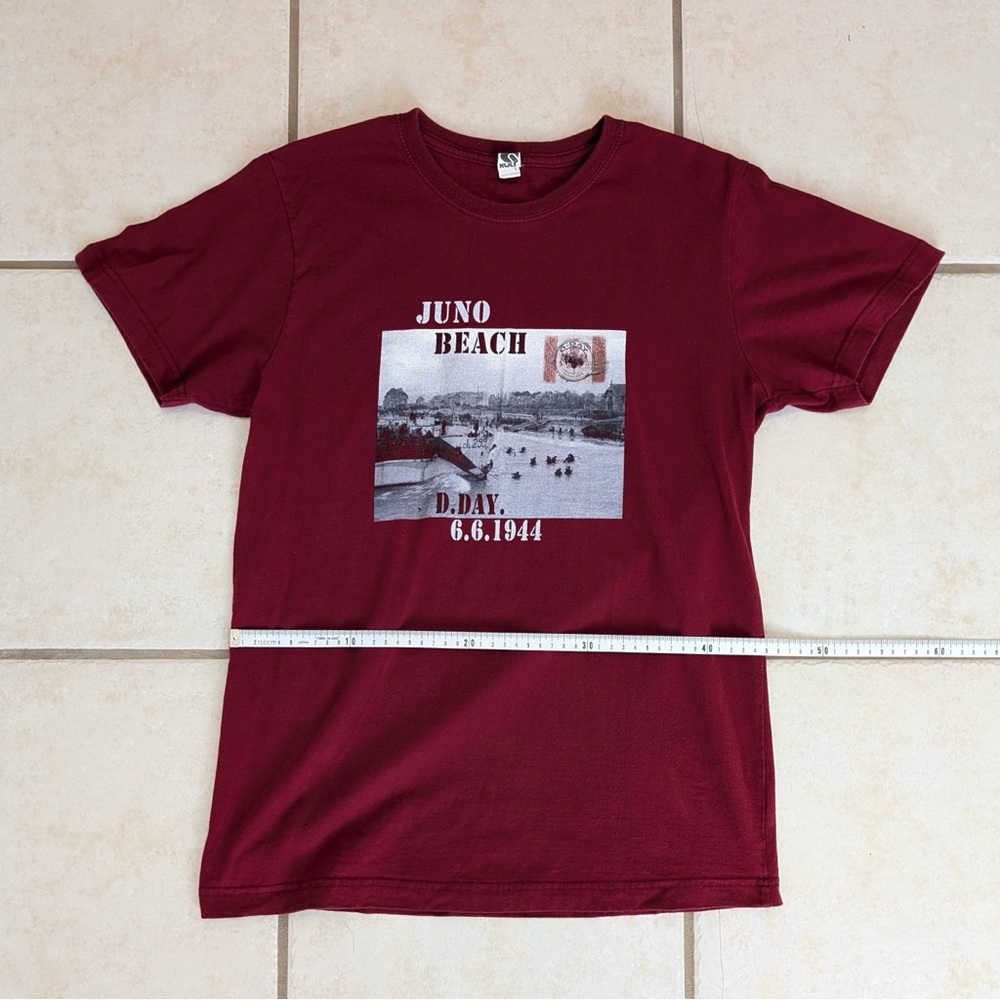 100% Cotton Size L Juno Beach D-Day WW2 Men’s T-Shirt - Picture 5 of 12